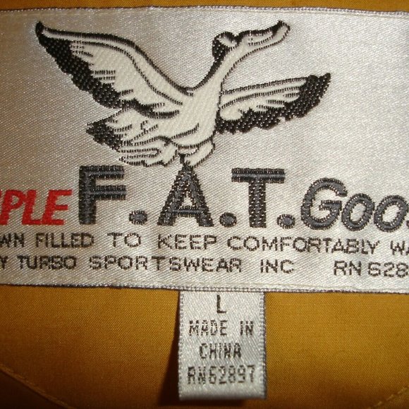 TRIPLE F.A.T.HOODED PUFFER COAT/JACKET L BRN(2) - Picture 12 of 12